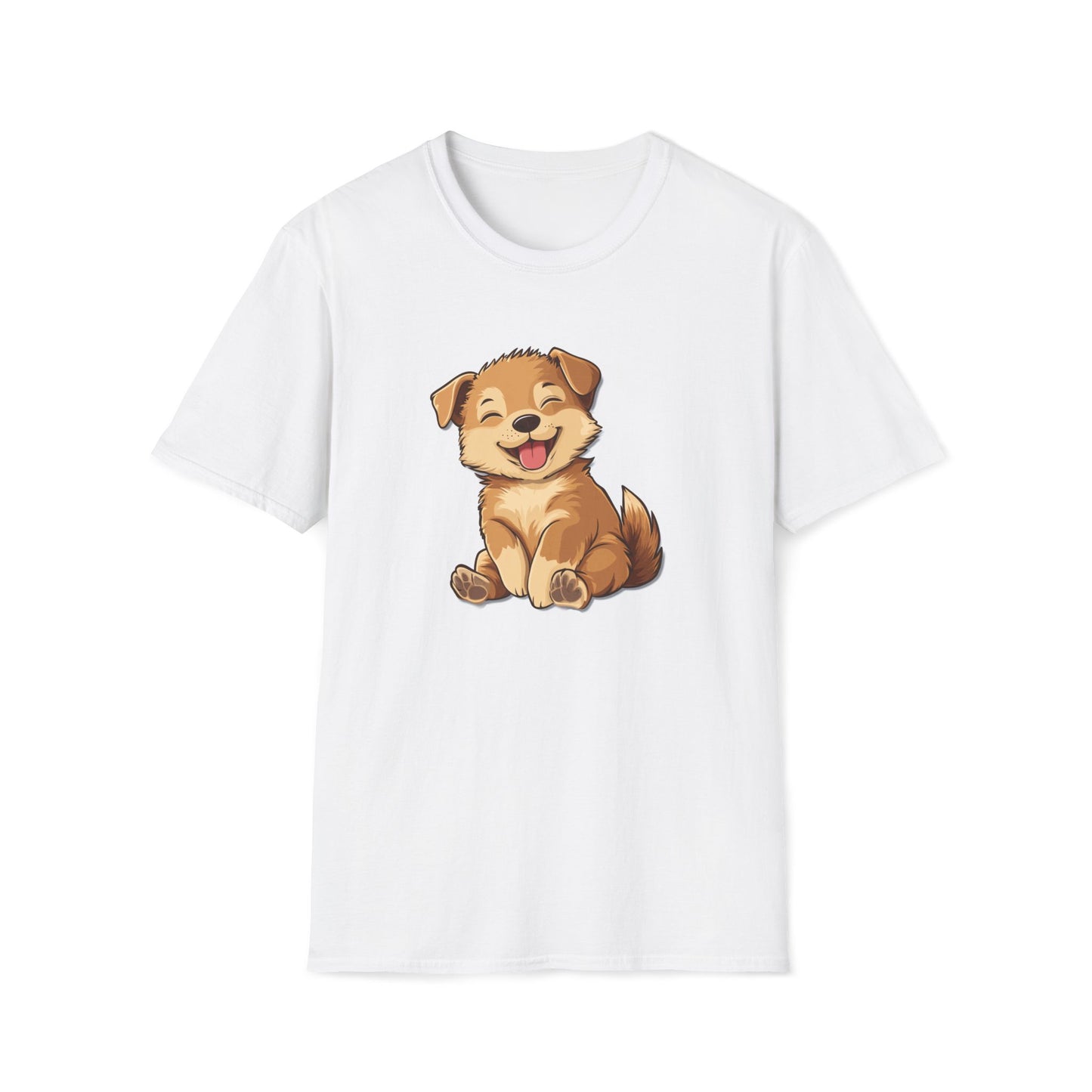 Adorable Puppy Graphic Tee, Cute Dog Shirt, Animal Lover Gift, Casual Pet T-Shirt, Gift for Dog Mom, Playful Dog Design