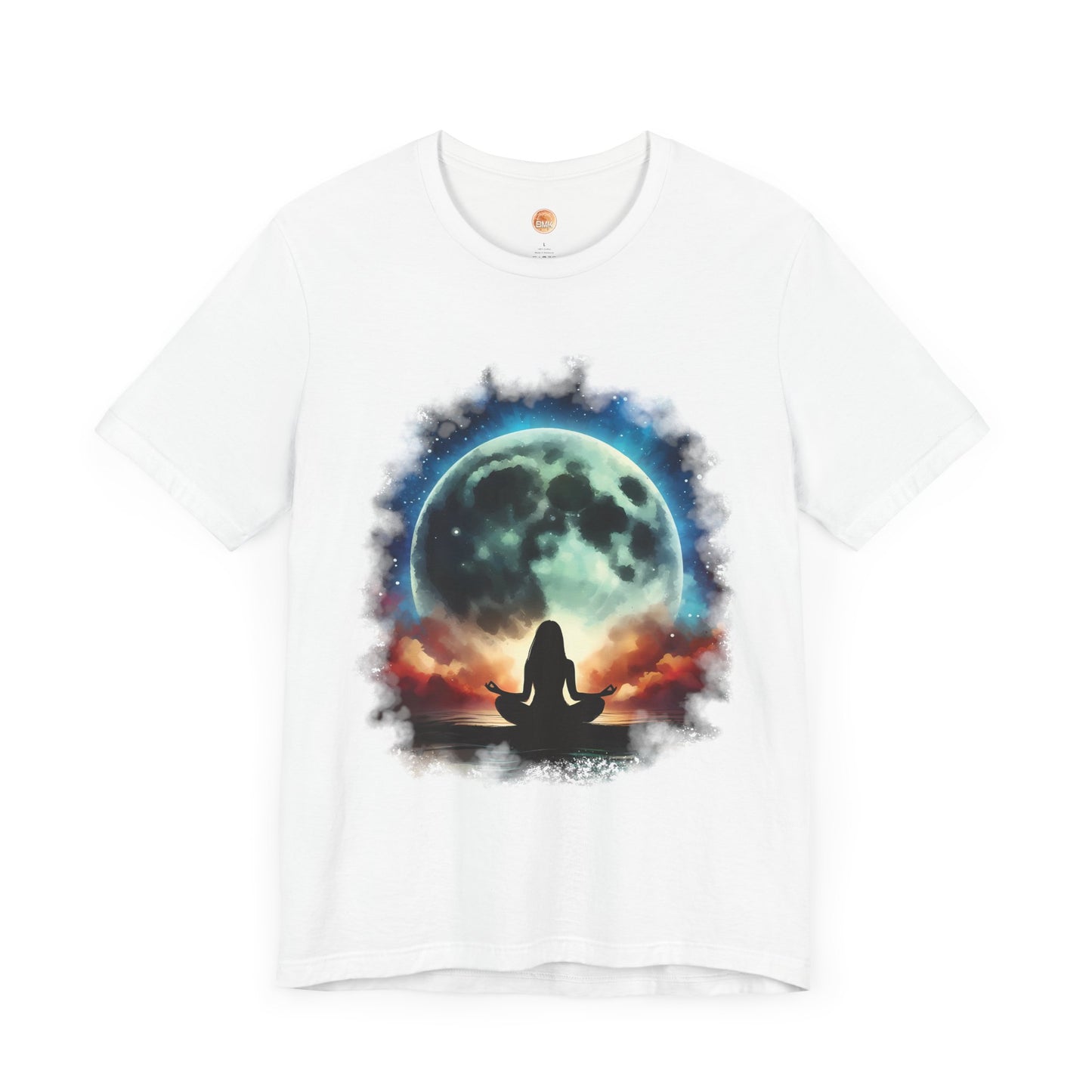 Relaxing Moon Karma T-shirt - Boho Graphic Tee, Spiritual Zen Clothing, Casual Moon Shirt
