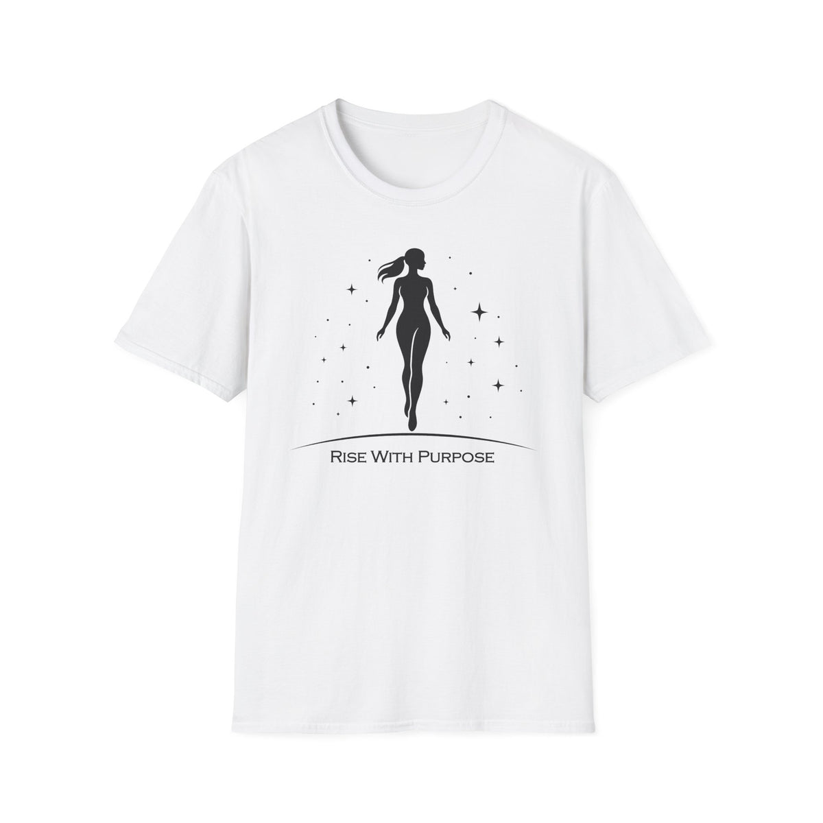 Silhouette Woman with Stars T-Shirt | Rise With Purpose
