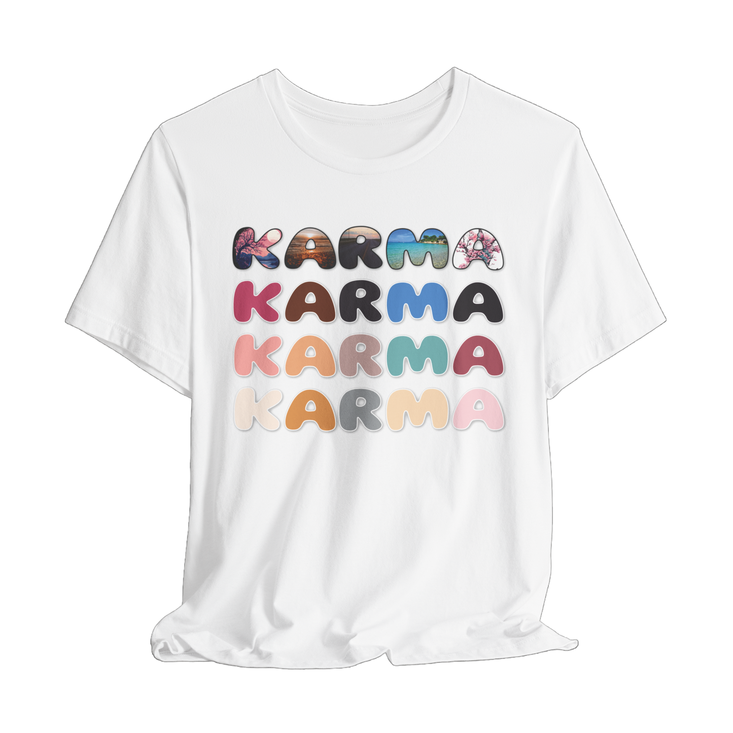 Building My Karma T-Shirt, Positive Vibes Tee, Spiritual Graphic Tee, Unisex Mindfulness Shirt, Yoga Lover Gift, Good Karma Clothing