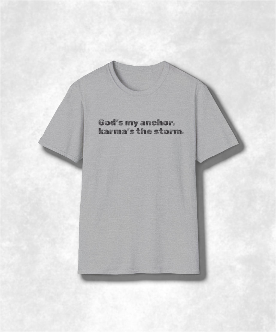 Faithful Karma Unisex T-Shirt, Inspirational Graphic Tee, Trust in God, Positive Vibes Shirt, Religious Gift