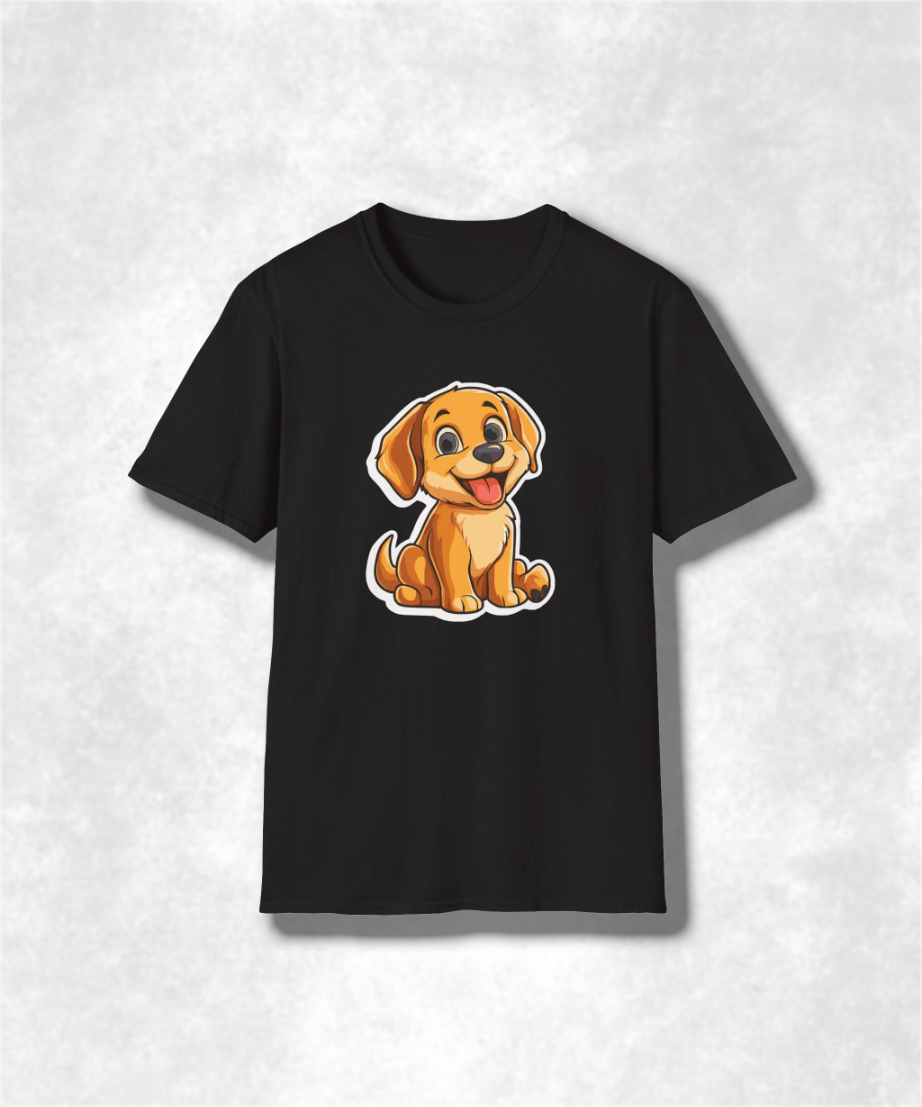 Adorable Puppy Graphic T-Shirt, Perfect Gift for Dog Lovers, Casual Wear, Birthday Apparel, Animal Lover Shirt, Pet Enthusiast Tee, Cute Dog