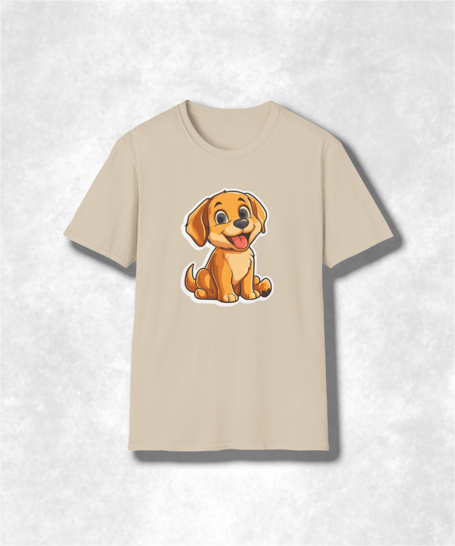 Adorable Puppy Graphic T-Shirt, Perfect Gift for Dog Lovers, Casual Wear, Birthday Apparel, Animal Lover Shirt, Pet Enthusiast Tee, Cute Dog