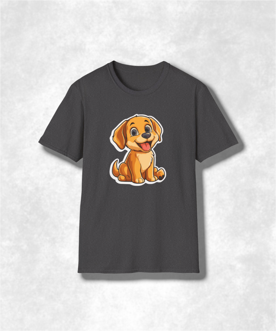 Adorable Puppy Graphic T-Shirt, Perfect Gift for Dog Lovers, Casual Wear, Birthday Apparel, Animal Lover Shirt, Pet Enthusiast Tee, Cute Dog