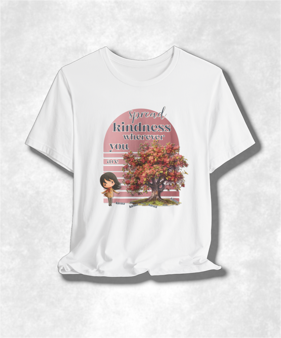 Spread Kindness T-Shirt, Inspirational Graphic Tee, Positive Message Shirt, Unisex Kindness Apparel, Motivational Gift, Uplifting Clothing