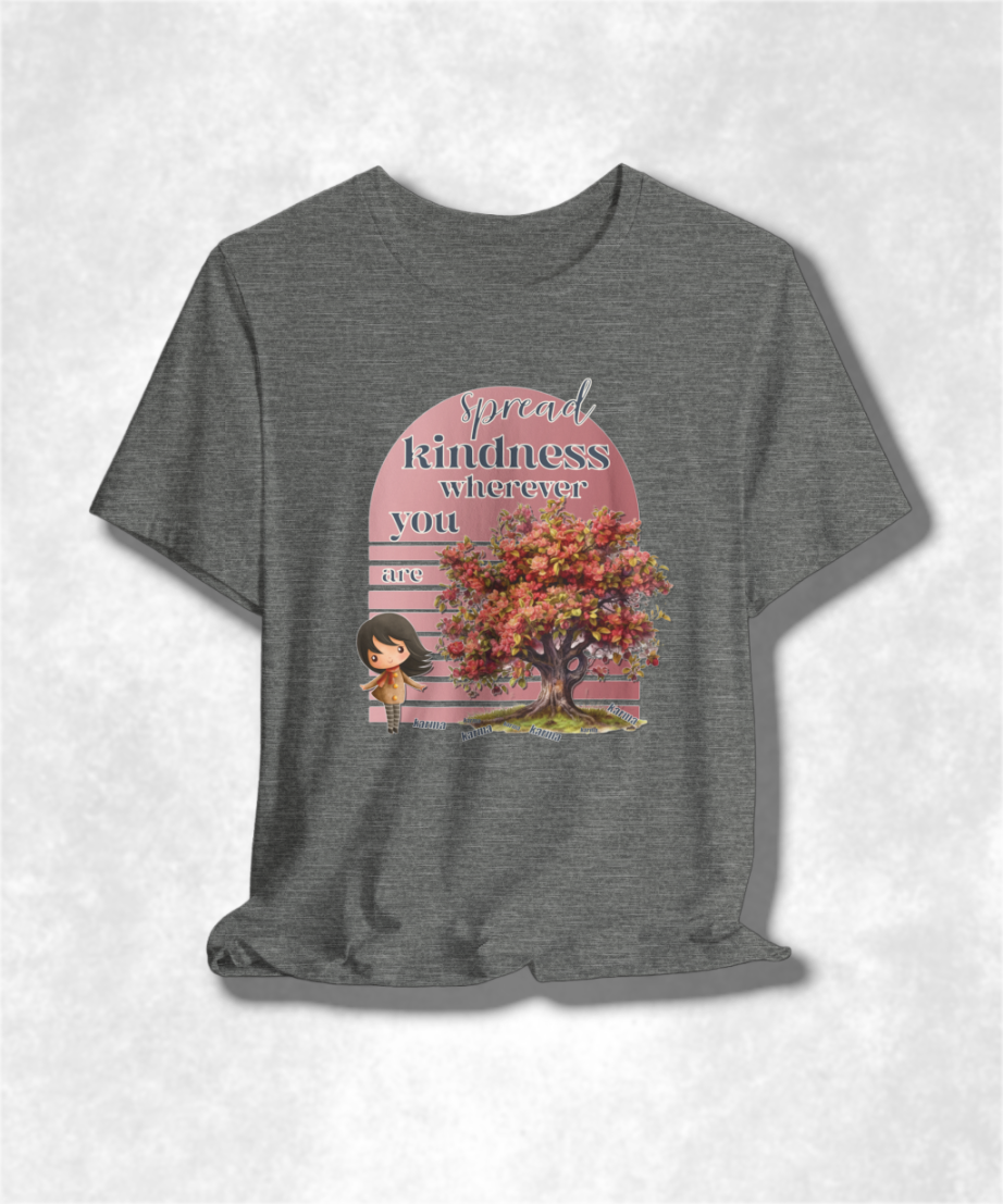 Spread Kindness T-Shirt, Inspirational Graphic Tee, Positive Message Shirt, Unisex Kindness Apparel, Motivational Gift, Uplifting Clothing