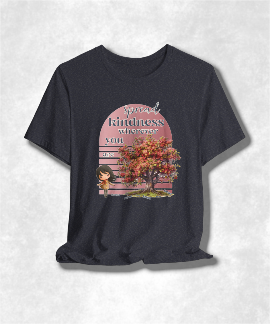 Spread Kindness T-Shirt, Inspirational Graphic Tee, Positive Message Shirt, Unisex Kindness Apparel, Motivational Gift, Uplifting Clothing