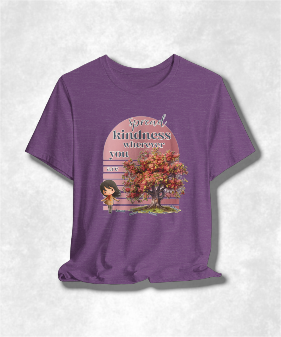 Spread Kindness T-Shirt, Inspirational Graphic Tee, Positive Message Shirt, Unisex Kindness Apparel, Motivational Gift, Uplifting Clothing