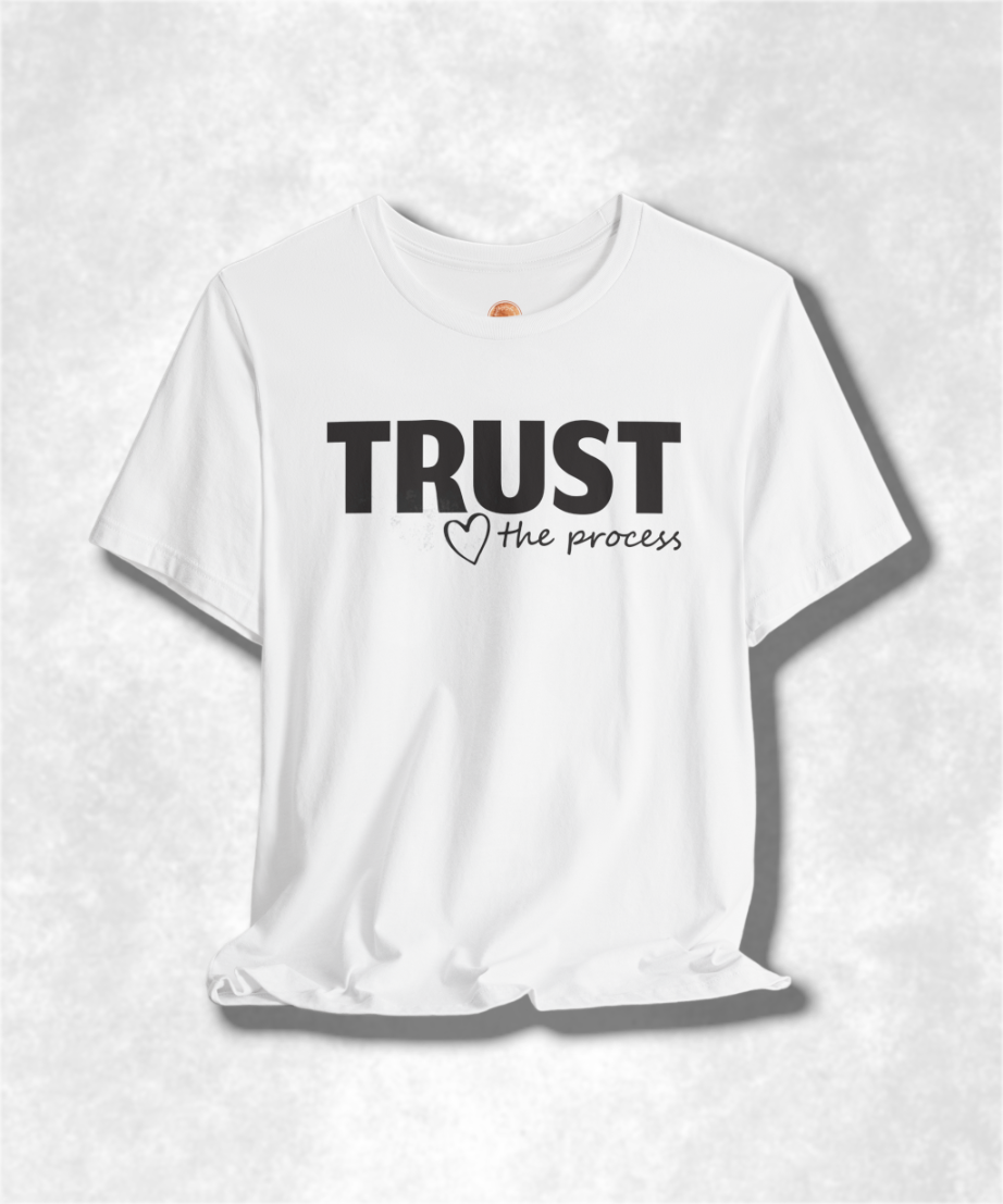 Trust The Process Karma T-Shirt - Inspirational Graphic Tee, Spiritual Streetwear, Motivational Apparel