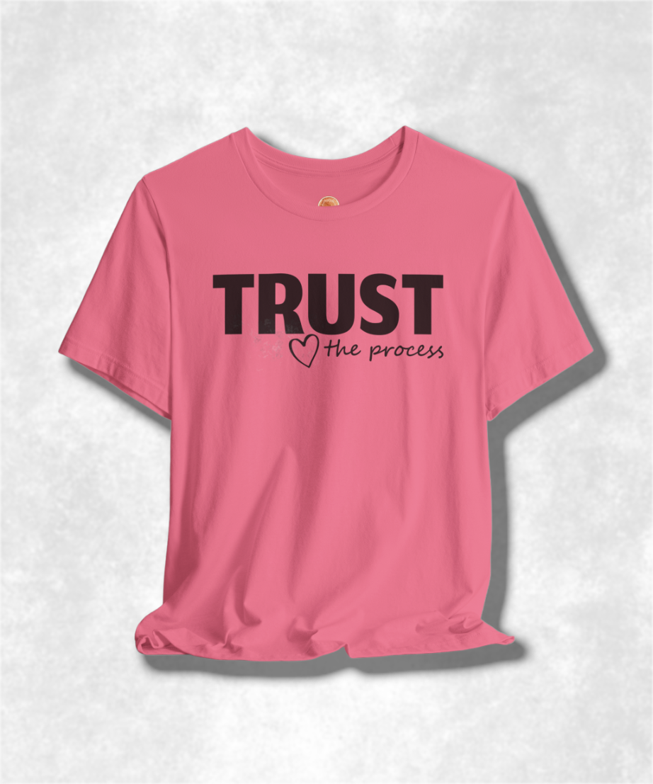 Trust The Process Karma T-Shirt - Inspirational Graphic Tee, Spiritual Streetwear, Motivational Apparel