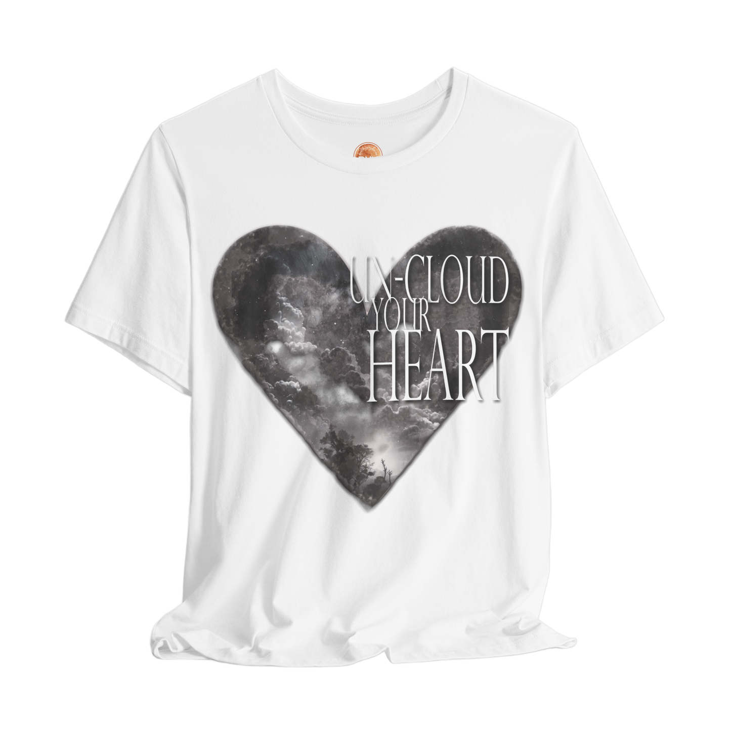 Un-Cloud Your Heart Karma T-Shirt - Positive Vibes Graphic Tee, Inspirational Unisex Shirt, Spiritual Streetwear, Motivational Apparel