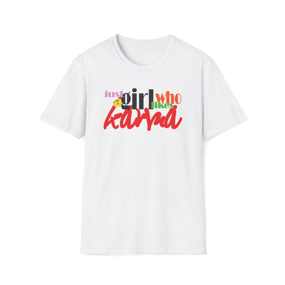 Just a Girl Who Likes Karma Unisex Softstyle T-Shirt, Karma Lover Tee, Positive Vibes Shirt, Funny Graphic Tee, Inspirational Quote Top