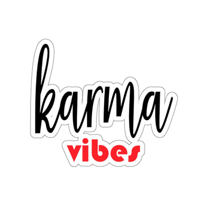 Karma Vibes Kiss-Cut Stickers