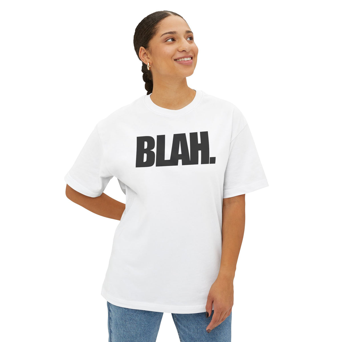 BLAH. Graphic Tee | Boxy Oversized T-Shirt