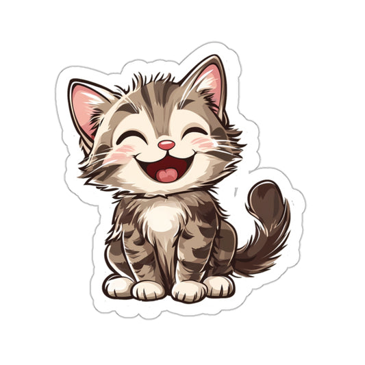 Karma Cat Kiss-Cut Stickers