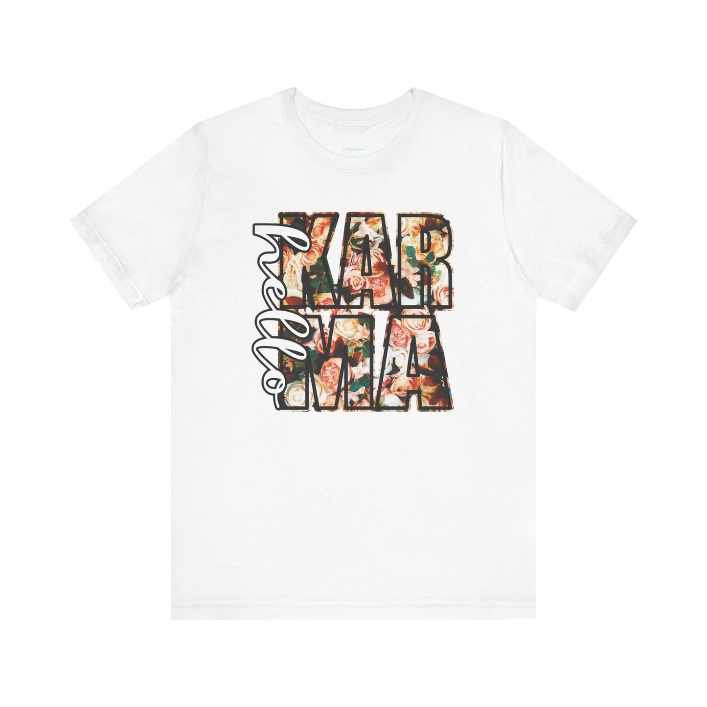 Karma Spring Season T-Shirt - Trendy Graphic Tee for Casual Wear