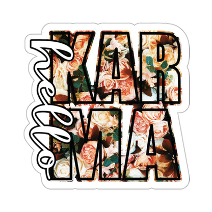 HELLO Karma Spring Kiss-Cut Stickers