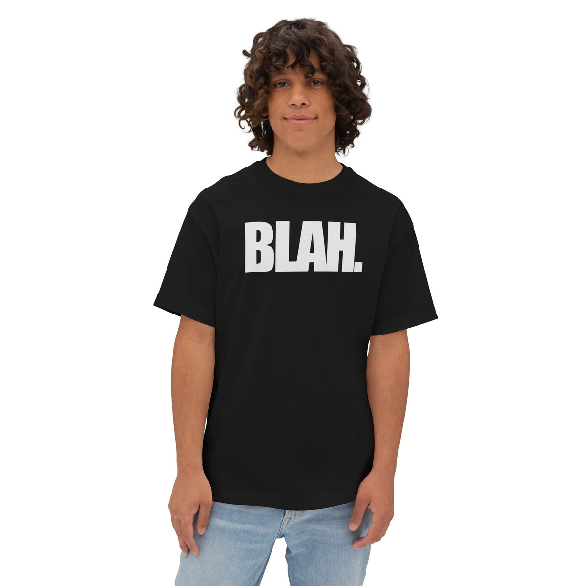 BLAH. Graphic Tee | Boxy Oversized T-Shirt