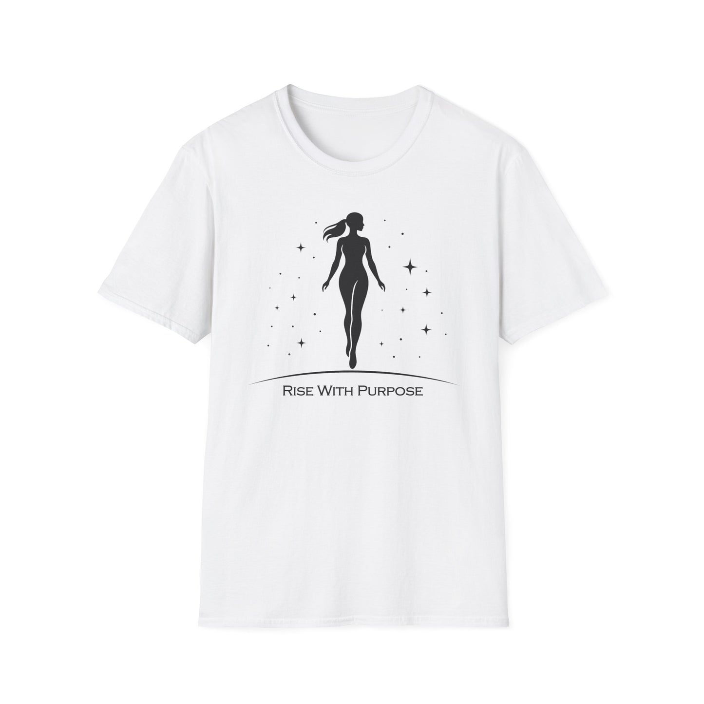 Silhouette Woman with Stars T-Shirt | Rise With Purpose