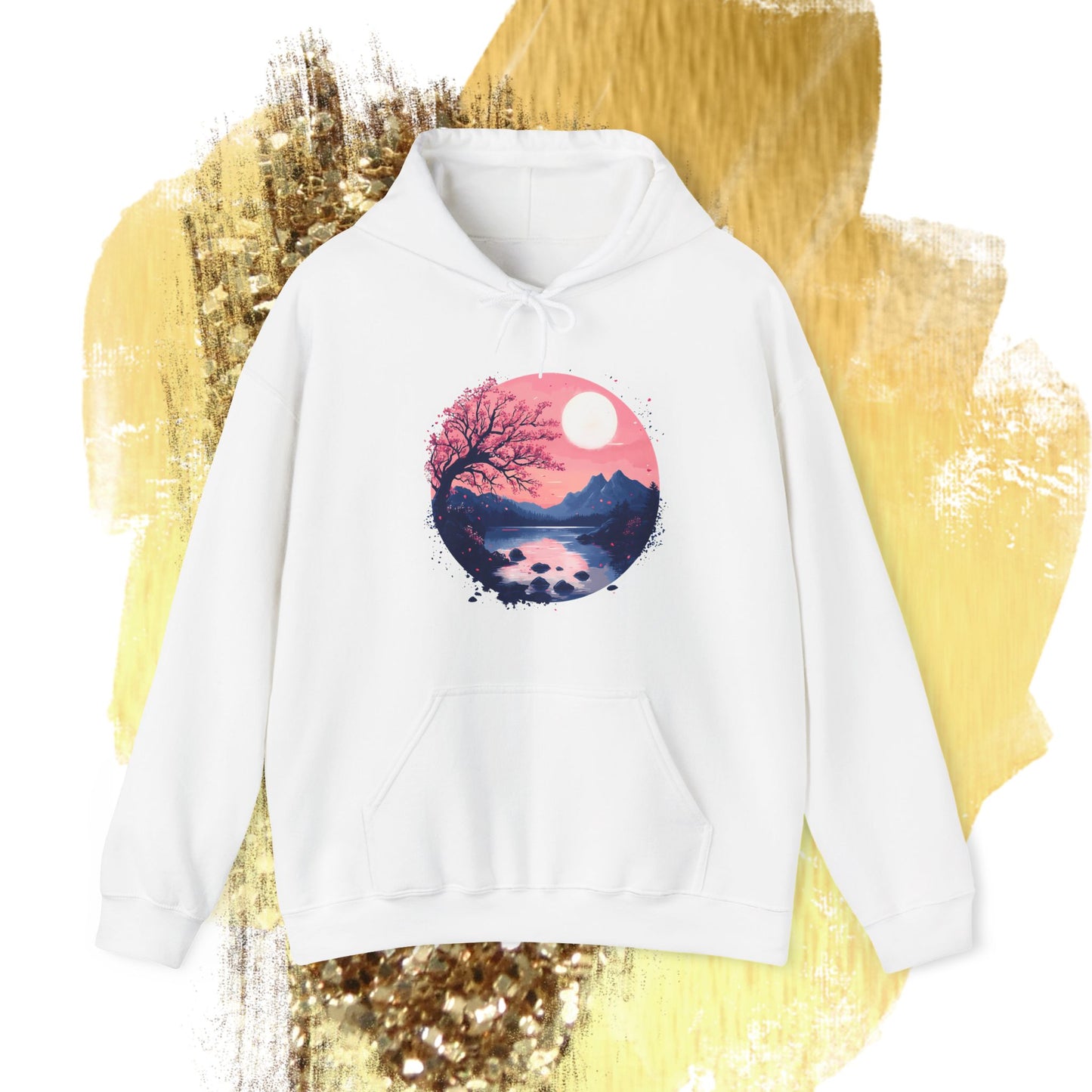 cherry blossoms serenity karma Hooded Sweatshirt