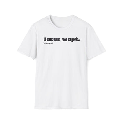 Religious Bible Verse Unisex Softstyle T-Shirt, Christian Faith Tee, Jesus Quote Shirt, Inspirational Scripture Top, Comfortable Religious