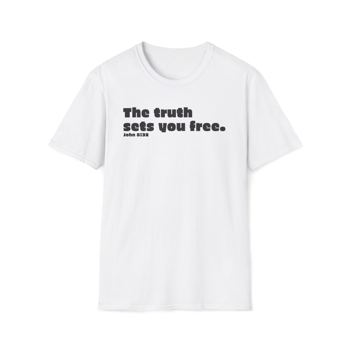 Faith Inspirational Unisex Softstyle T-Shirt, Christian Bible Verse Tee, Religious Graphic Shirt, Christian Apparel, Religious Gift Shirt