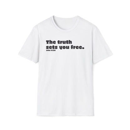 Faith Inspirational Unisex Softstyle T-Shirt, Christian Bible Verse Tee, Religious Graphic Shirt, Christian Apparel, Religious Gift Shirt
