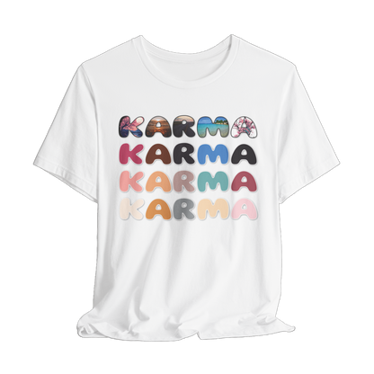 Building My Karma T-Shirt, Positive Vibes Tee, Spiritual Graphic Tee, Unisex Mindfulness Shirt, Yoga Lover Gift, Good Karma Clothing