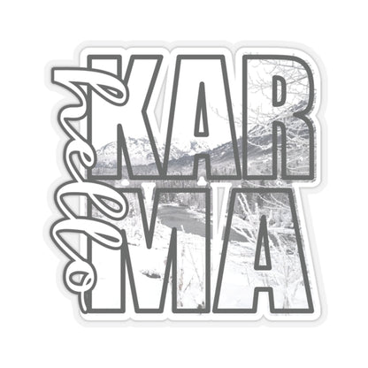 HELLO Karma Winter Kiss-Cut Stickers