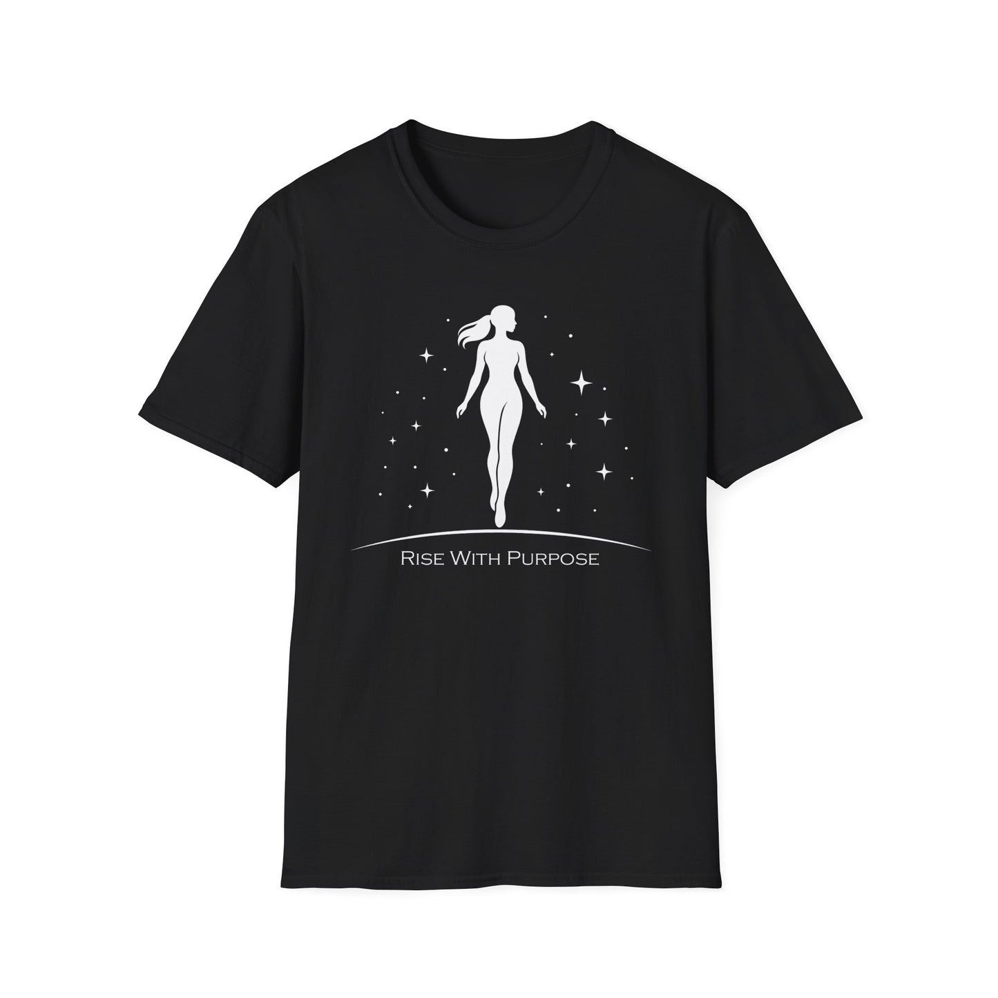 Silhouette Woman with Stars T-Shirt | Rise With Purpose
