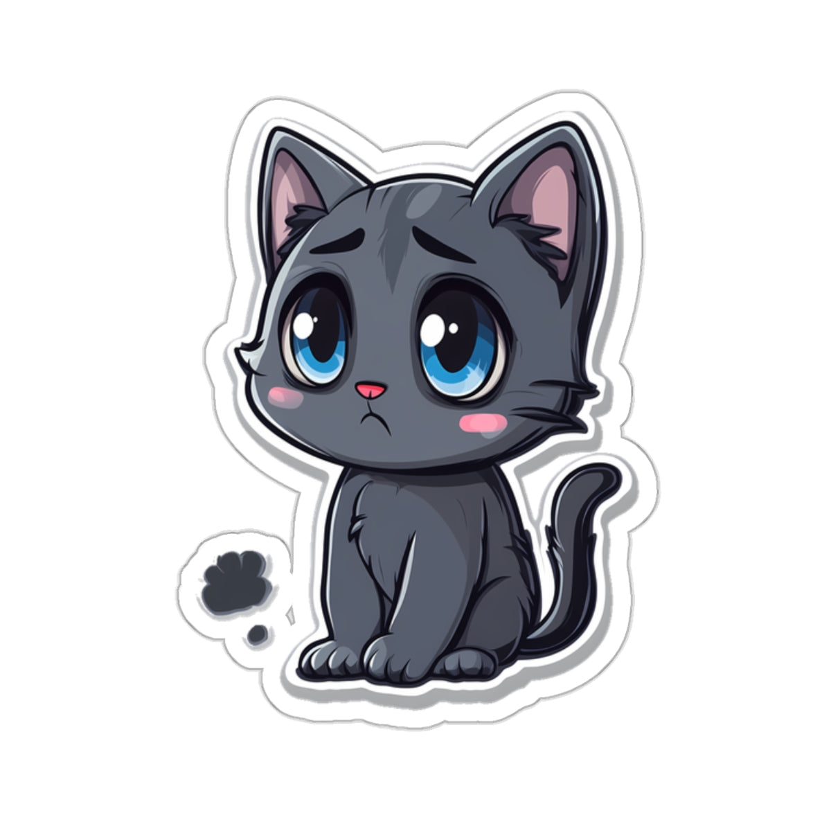 Karma Cat Kiss-Cut Stickers