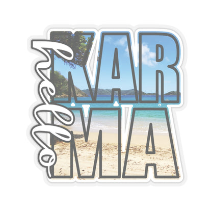 HELLO Karma Summer Kiss-Cut Stickers