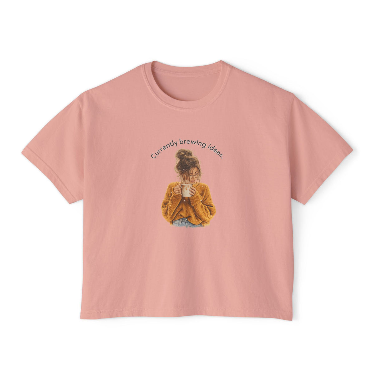 Currently Brewing Jokes Tee | Women's Boxy Tee