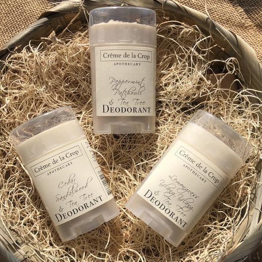 Natural Deodorant – Arrowroot Powder Formula with Essential Oil Scents