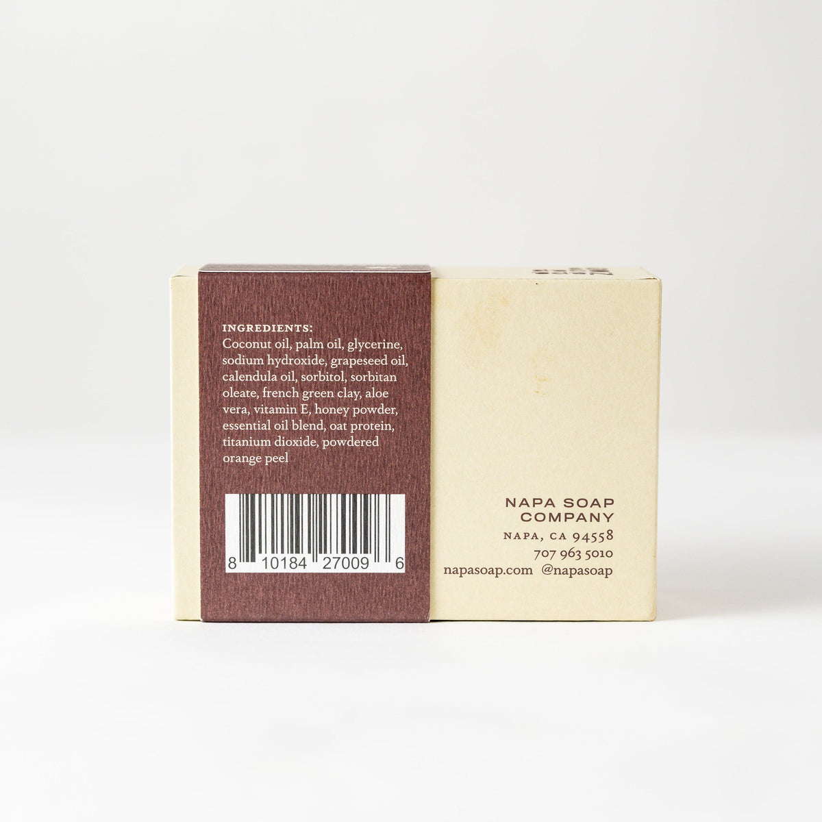 Handmade Soap - Sweet Bitters Earthy Essential Oils with Aloe, Calendula, Castor Oil & Orange Peel