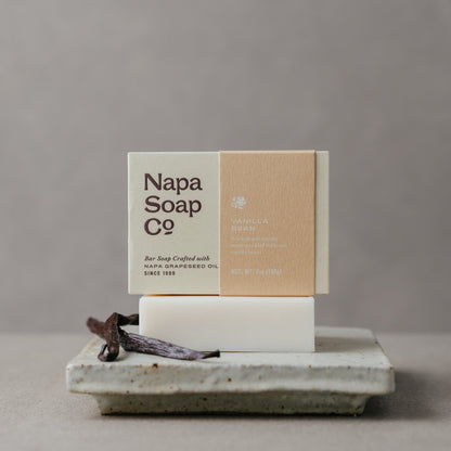 Handmade Soap - Vanilla Bean Cream Bar with Cocoa & Shea Butter