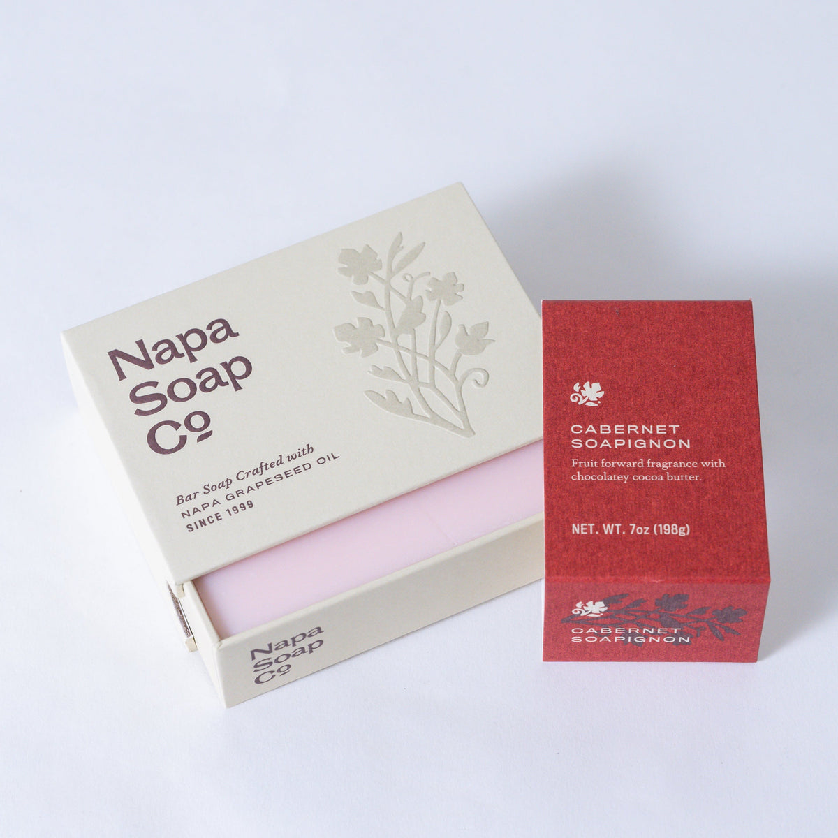 Handmade Soap - Cabernet Soapignon with Blend of Chocolatey Cocoa Butter & Cold‑Pressed Grapeseed Oil