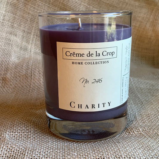 Soy Candle - Charity Nag Champa Inspired Candle with Geranium, Patchouli, Amber & Sandalwood