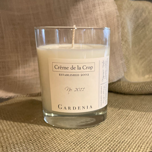 Soy Candle - Gardenia Jasmine Fresh Floral Candle with Lemon Peel, Tuberose & Essential Oils