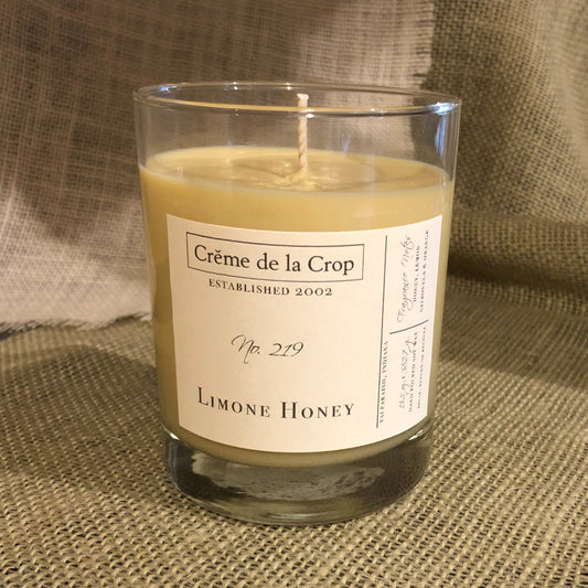 Soy Candle - Limone, Honey & Vanilla Candle with Bright Floral Citrus Notes