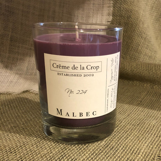 Soy Candle - Malbec Black Currant, Red Wine & Oak Candle with Amber, Vanilla & Patchouli