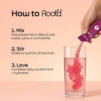 Root’d Her Multi – Hydrating Women’s Multivitamin with Electrolytes, Superfoods & Probiotics