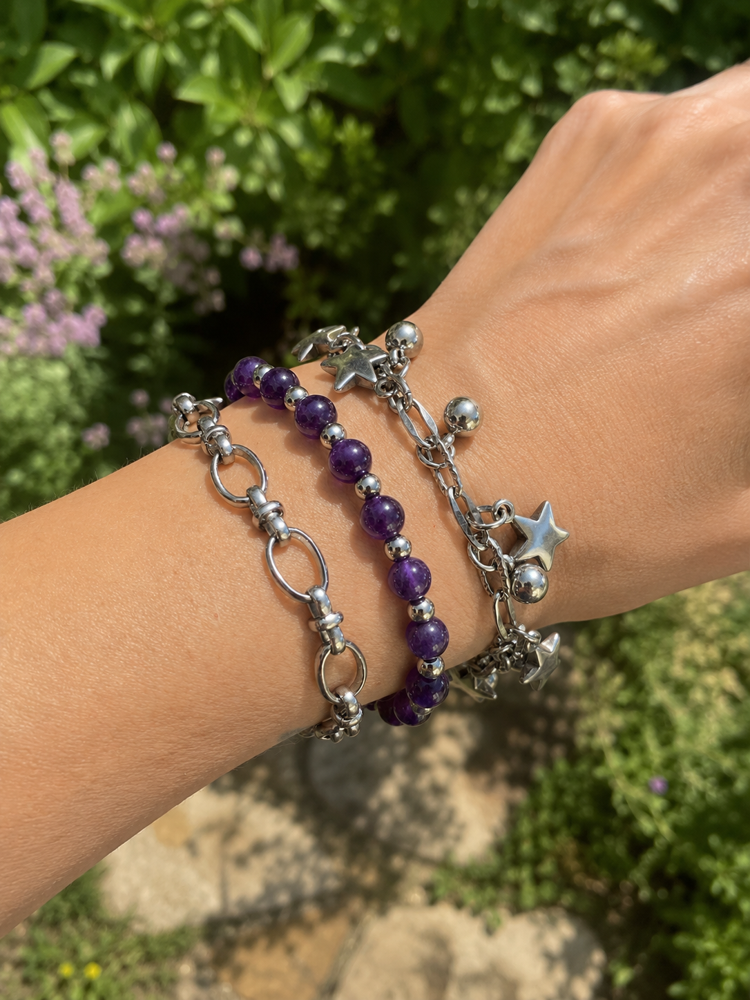 Coastal Star Bracelet – Handcrafted Stainless Steel Adjustable Bracelet