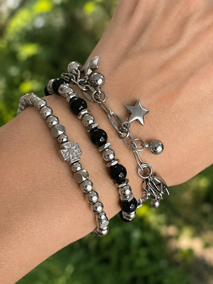 Coastal Star Bracelet – Handcrafted Stainless Steel Adjustable Bracelet