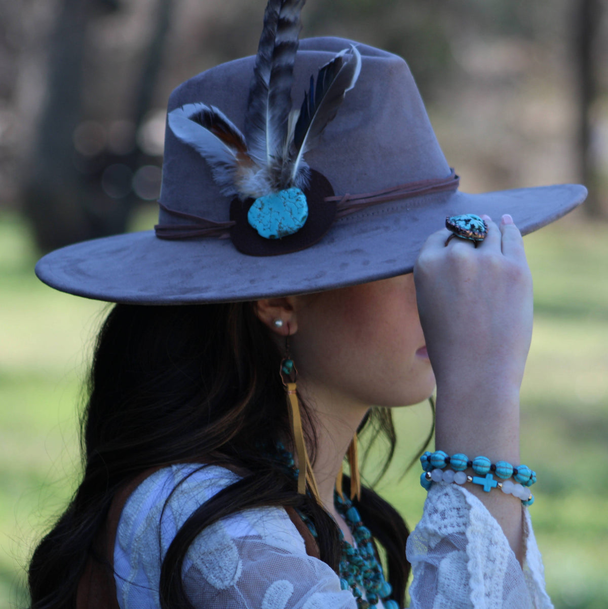 Jade & Howlite Stackable Bracelet | Boho Stretch Design
