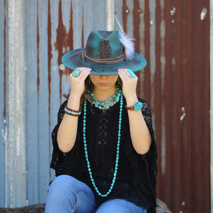 Jade & Howlite Stackable Bracelet | Boho Stretch Design