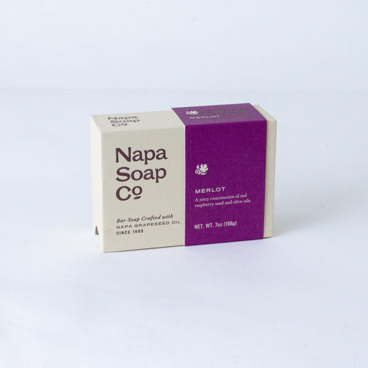 Handmade Soap - Merlot Juicy Moisturizing Bar with Grapeseed and Olive Oils