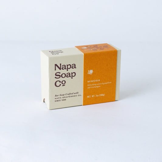 Handmade Soap - Mimosa Zesty Moisturizing Bar with Cocoa & Shea Butters