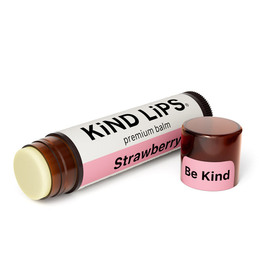 Organic Lip Balm – Hydrating Strawberry Lip Care with USDA Organic Ingredients
