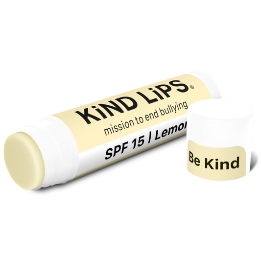 Organic Lip Balm - Hydrating Lemon Lip Care with Natural Zinc Oxide Protection